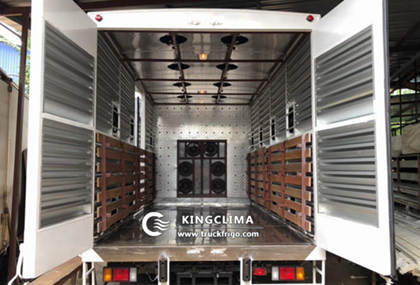 K-980 Truck Refrigeration Units for Transporting Chicken Seedlings